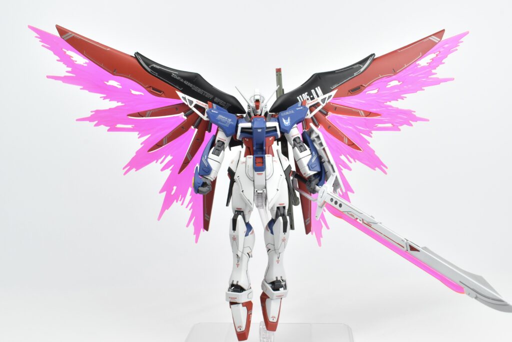 ガンプラ　HG　デスティニーガンダムSpecII&ゼウスシルエット　作例