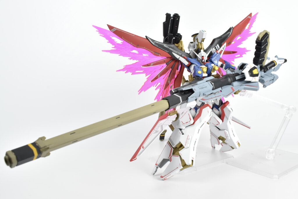 ガンプラ　HG　デスティニーガンダムSpecII&ゼウスシルエット　作例