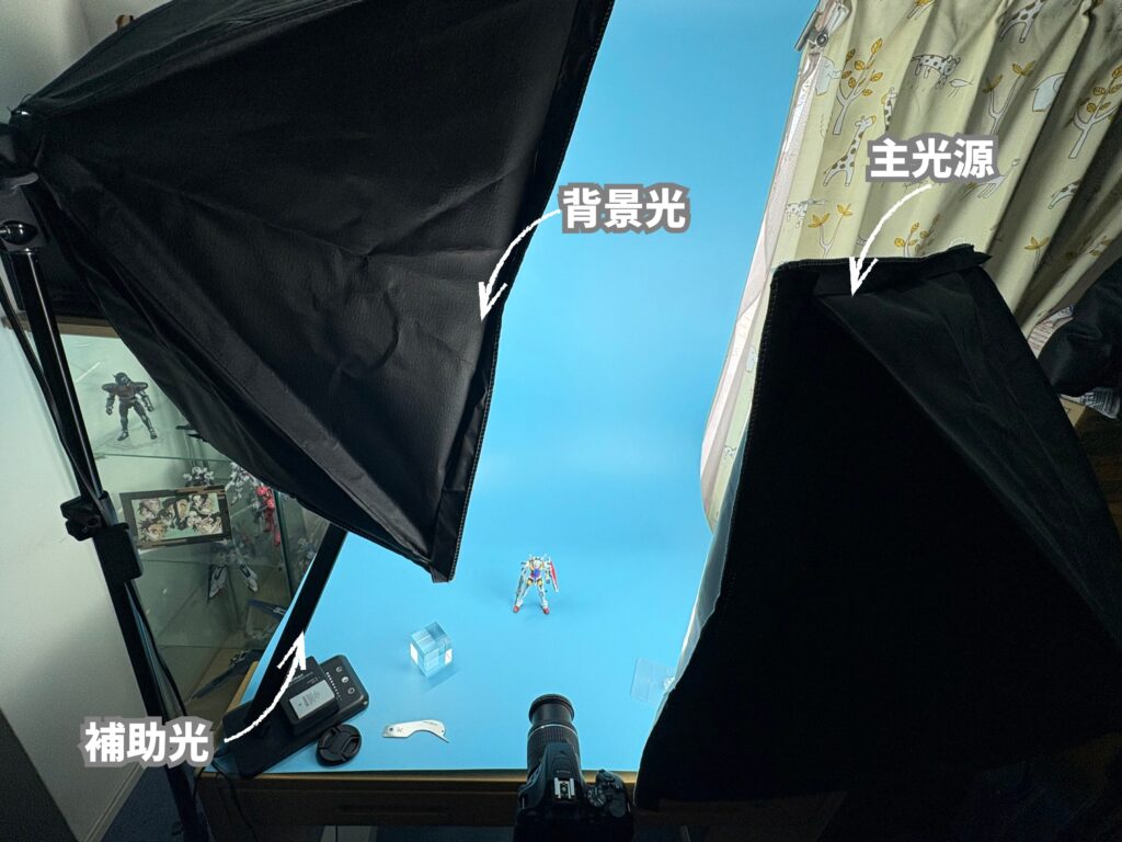 ガンプラ　カメラ設定　撮影テクニック