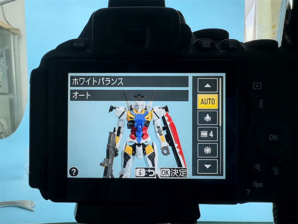 ガンプラ　カメラ設定　撮影テクニック