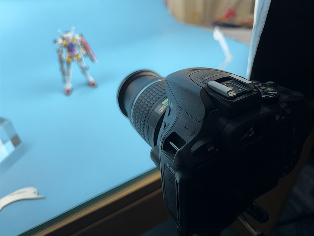 ガンプラ　カメラ設定　撮影テクニック