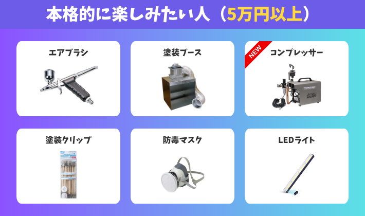 初心者必見！ガンプラエアブラシ塗装環境まとめ【予算別おすすめ完全